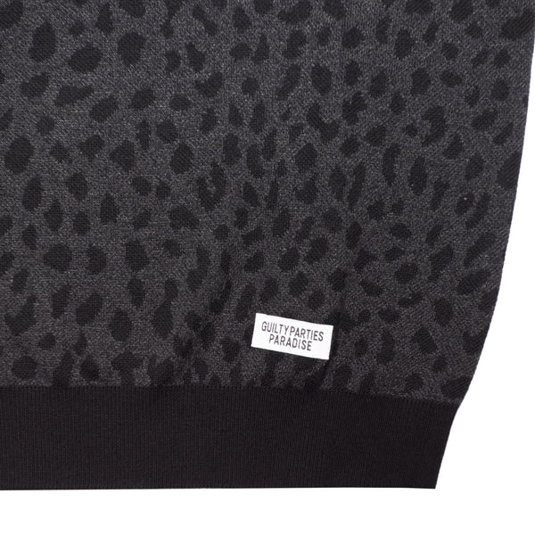 LEOPARD KNIT POLO SHIRT – Saint Alfred