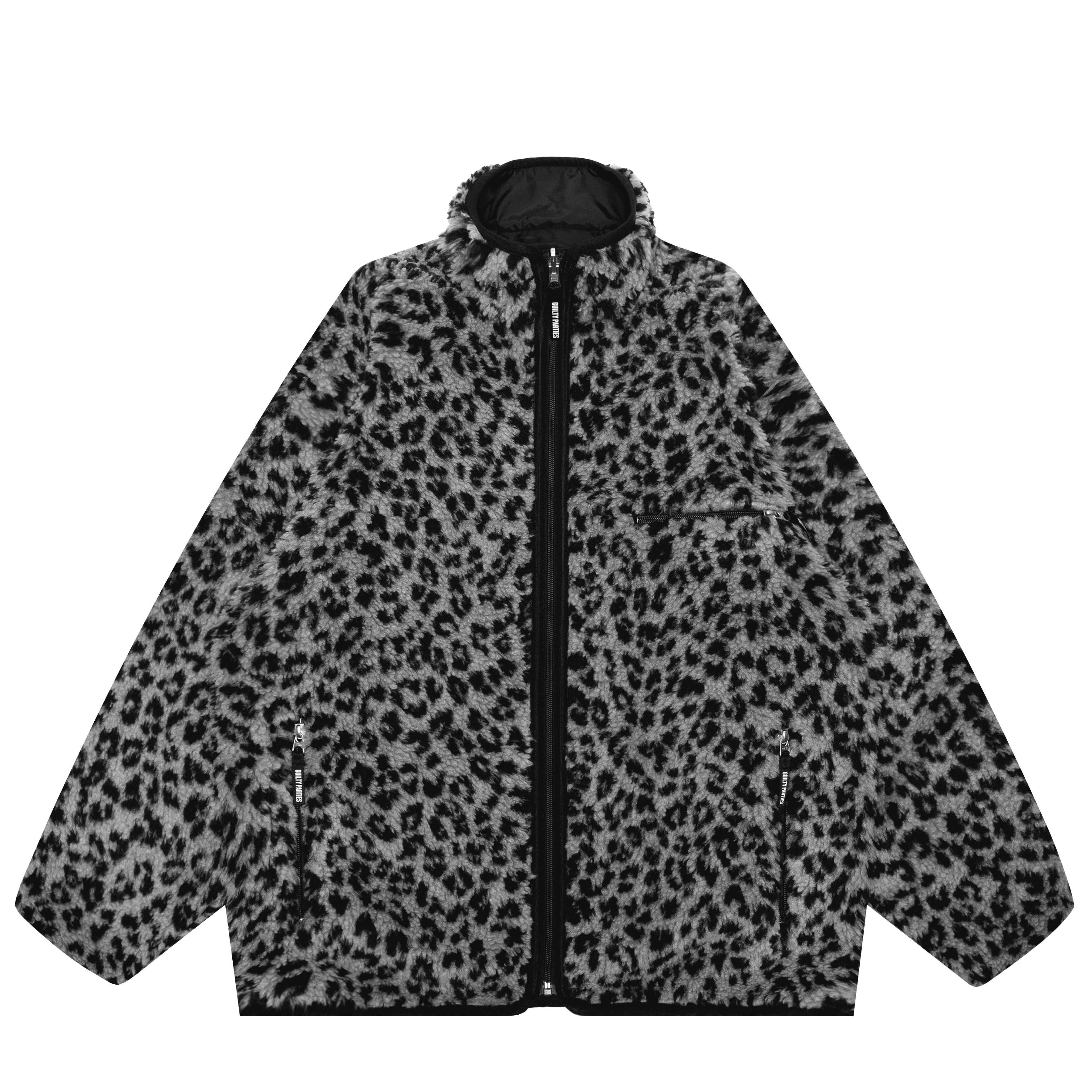 REVERSIBLE LEOPARD BOA JACKET