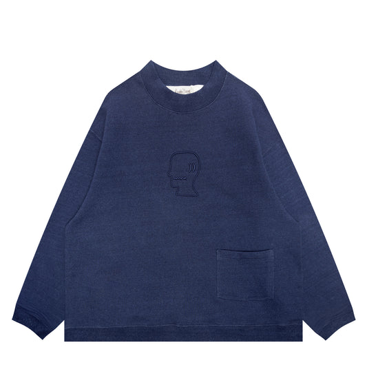 MOCK NECK SWEATSHIRT