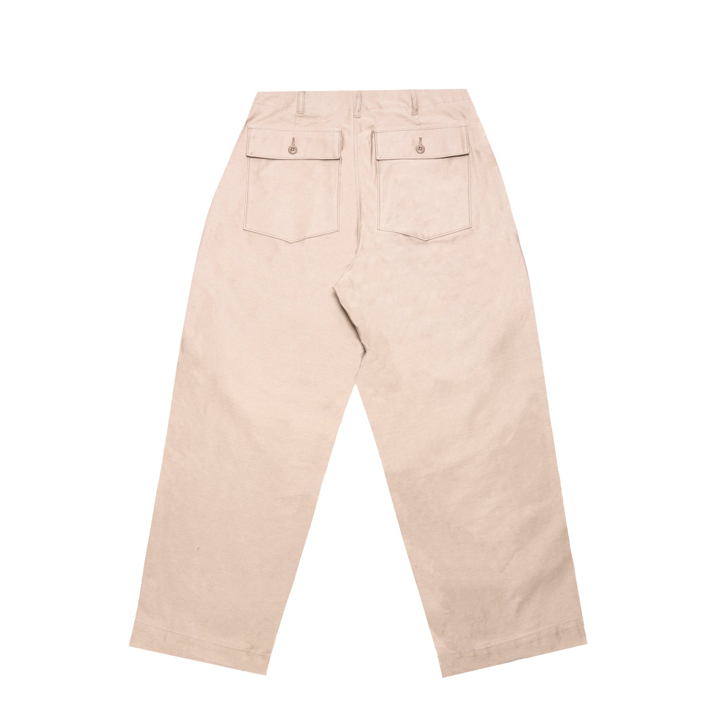 COTTON BACK SATIN BAKER PANTS