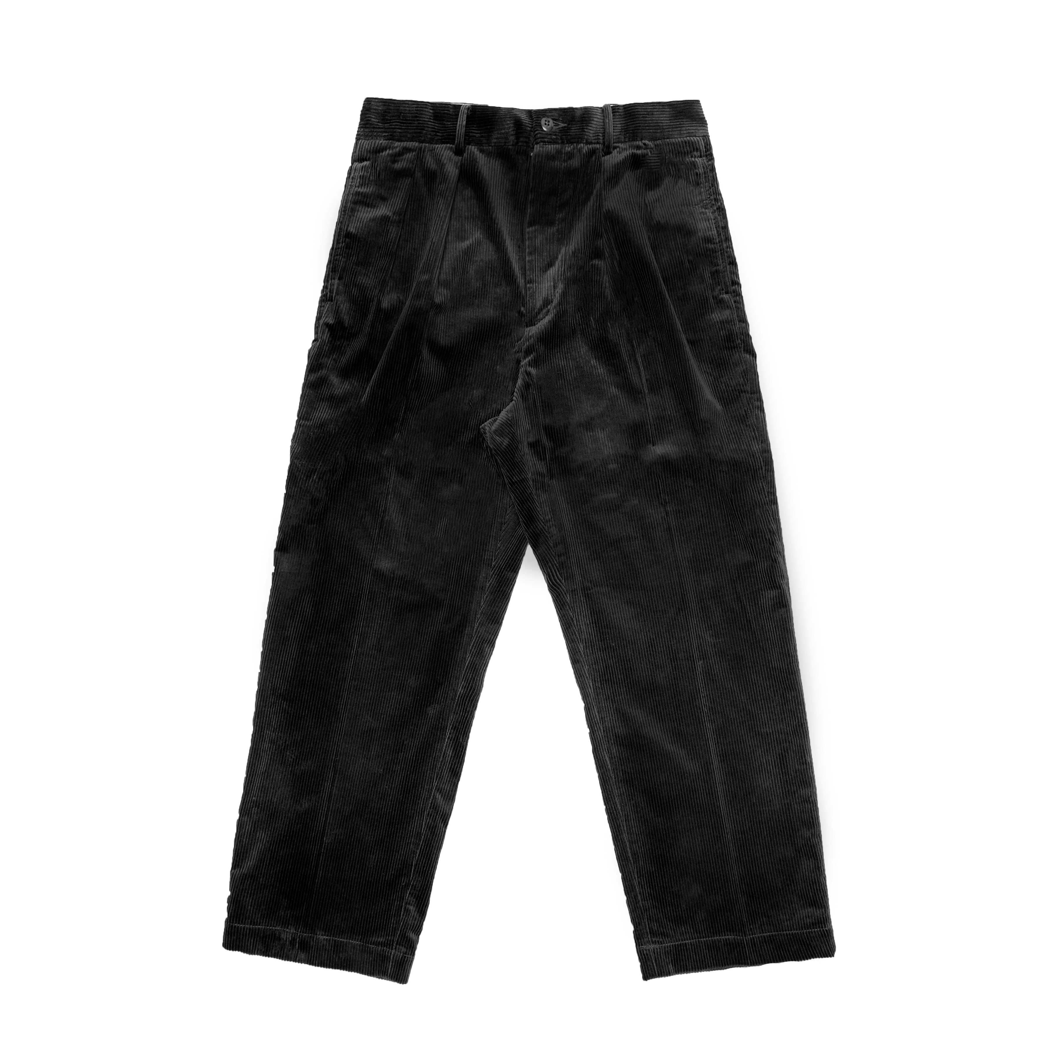 DOUBLE PLEATED CORDUROY TROUSERS – Saint Alfred