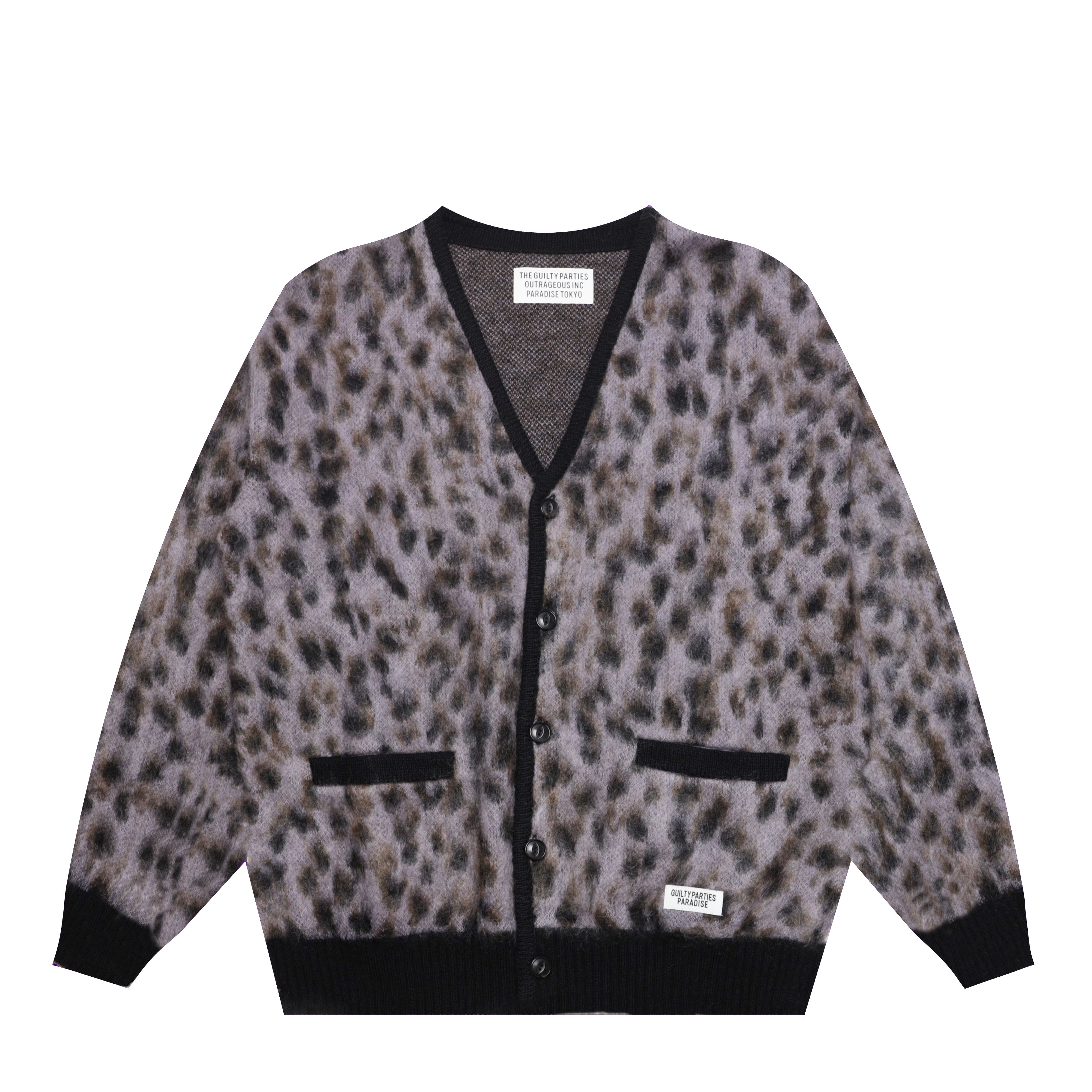 LEOPARD MOHAIR CARDIGAN ( TYPE-1) – Saint Alfred