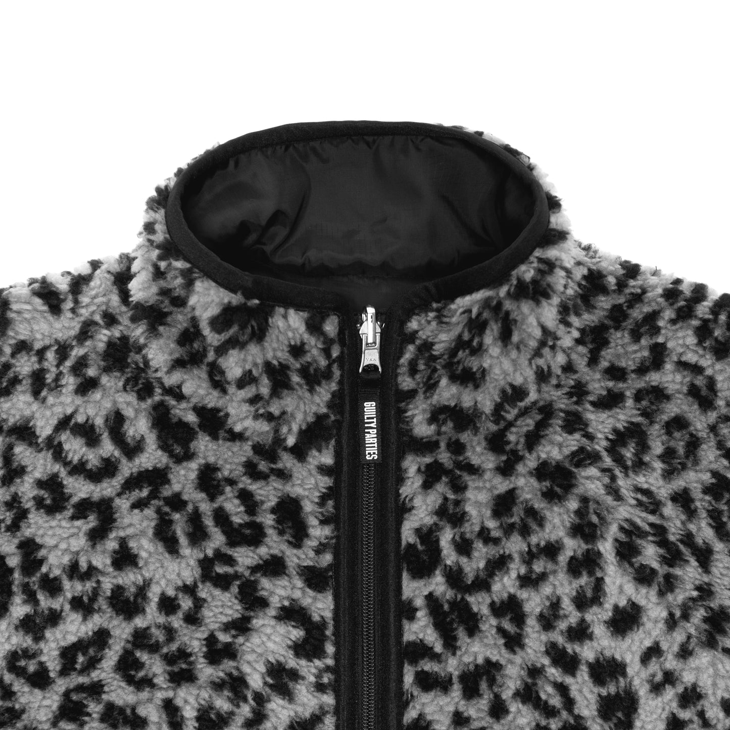 REVERSIBLE LEOPARD BOA JACKET