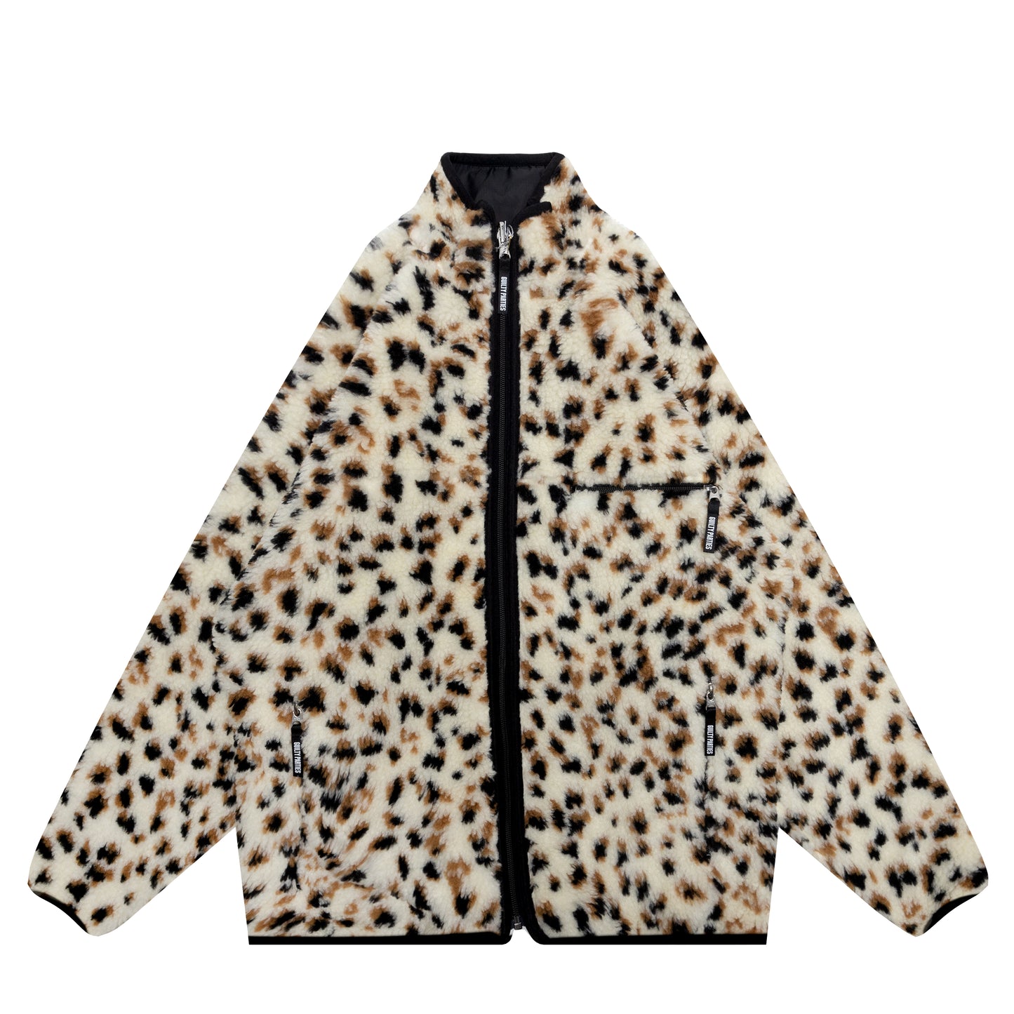 REVERSIBLE LEOPARD BOA JACKET