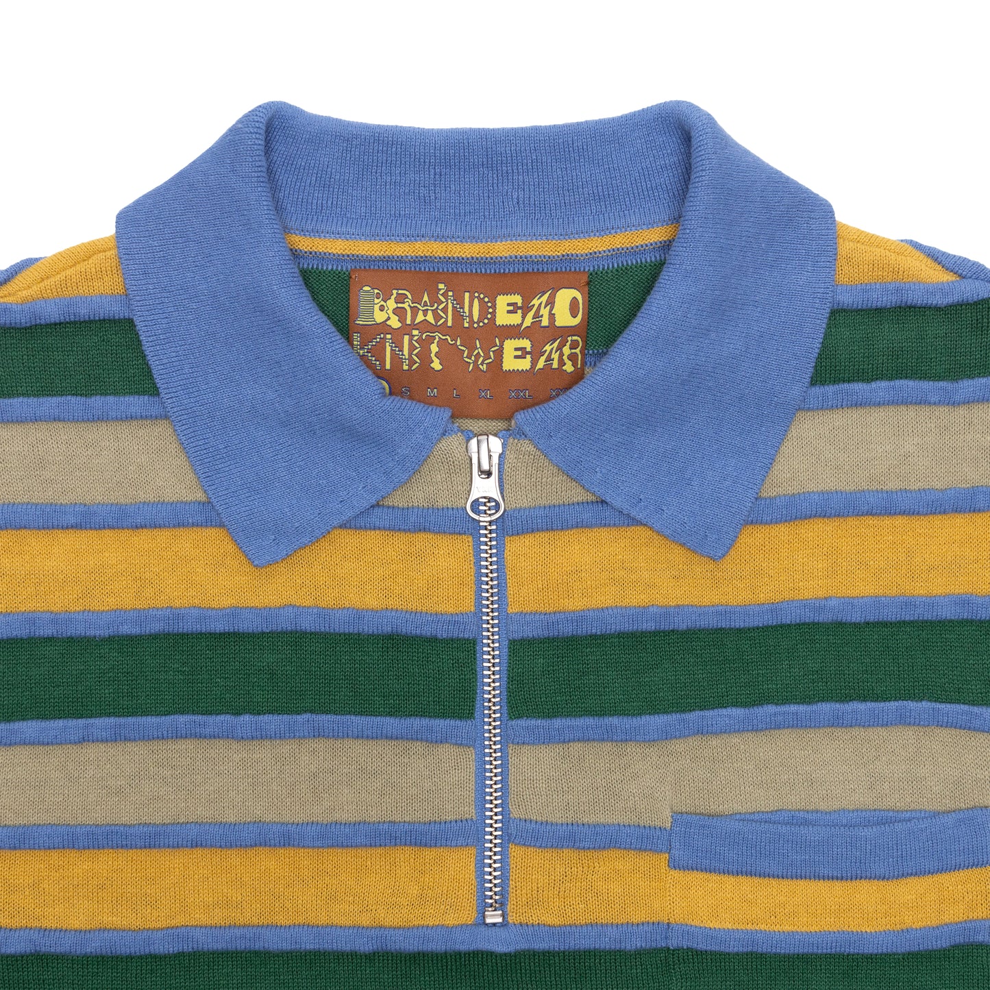 LIFTED STRIPE HALF ZIP SHIRT