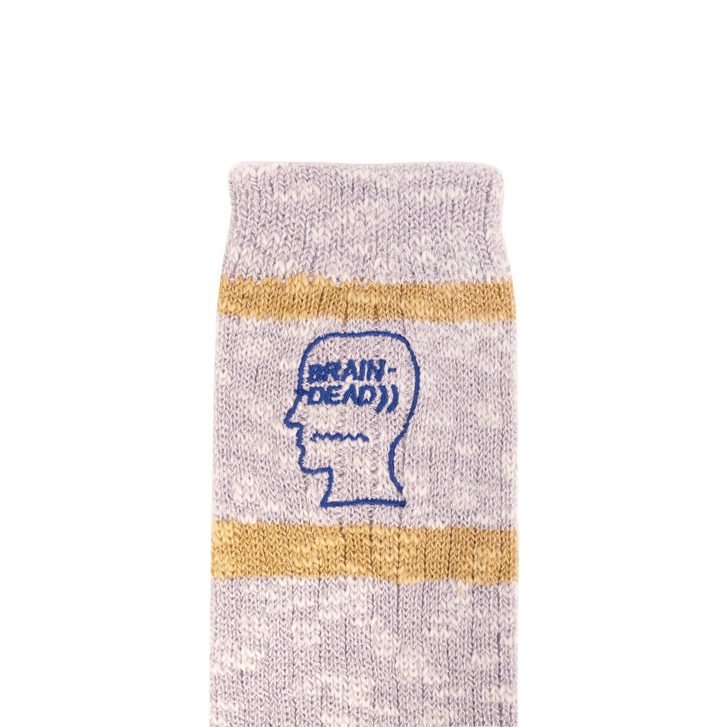 SLUB 2 STRIPES CREW SOCK