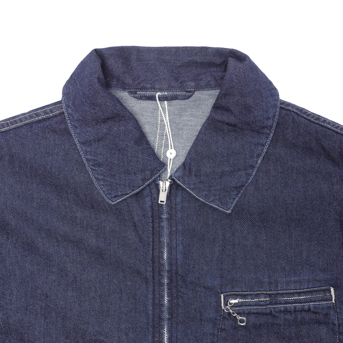 LIGHT OZ DENIM ZIP WORK JACKET