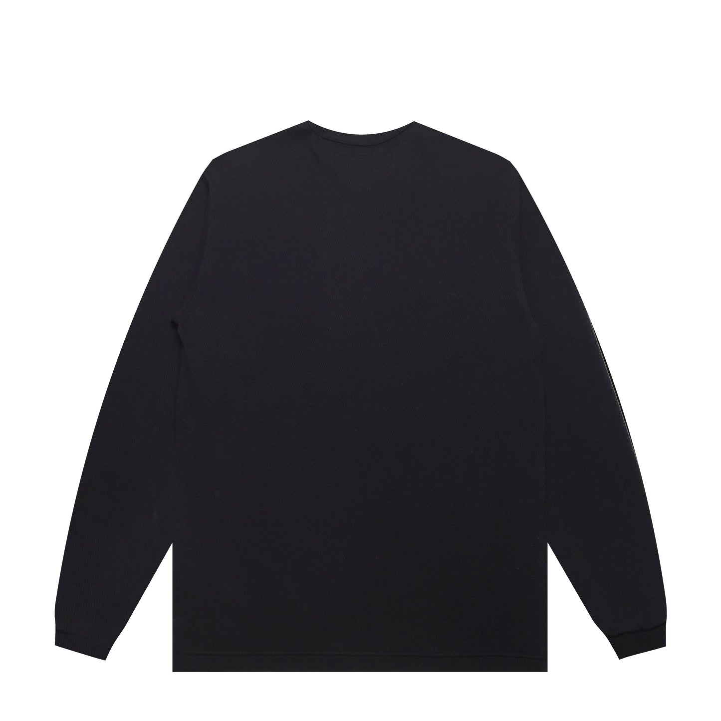 HONEYCOMB FABRIC CREWNECK LS