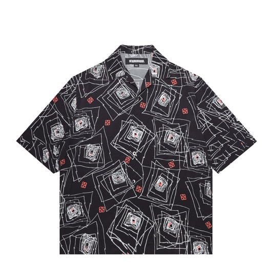 GEOMETRIC HAWAIIAN SHIRT SS