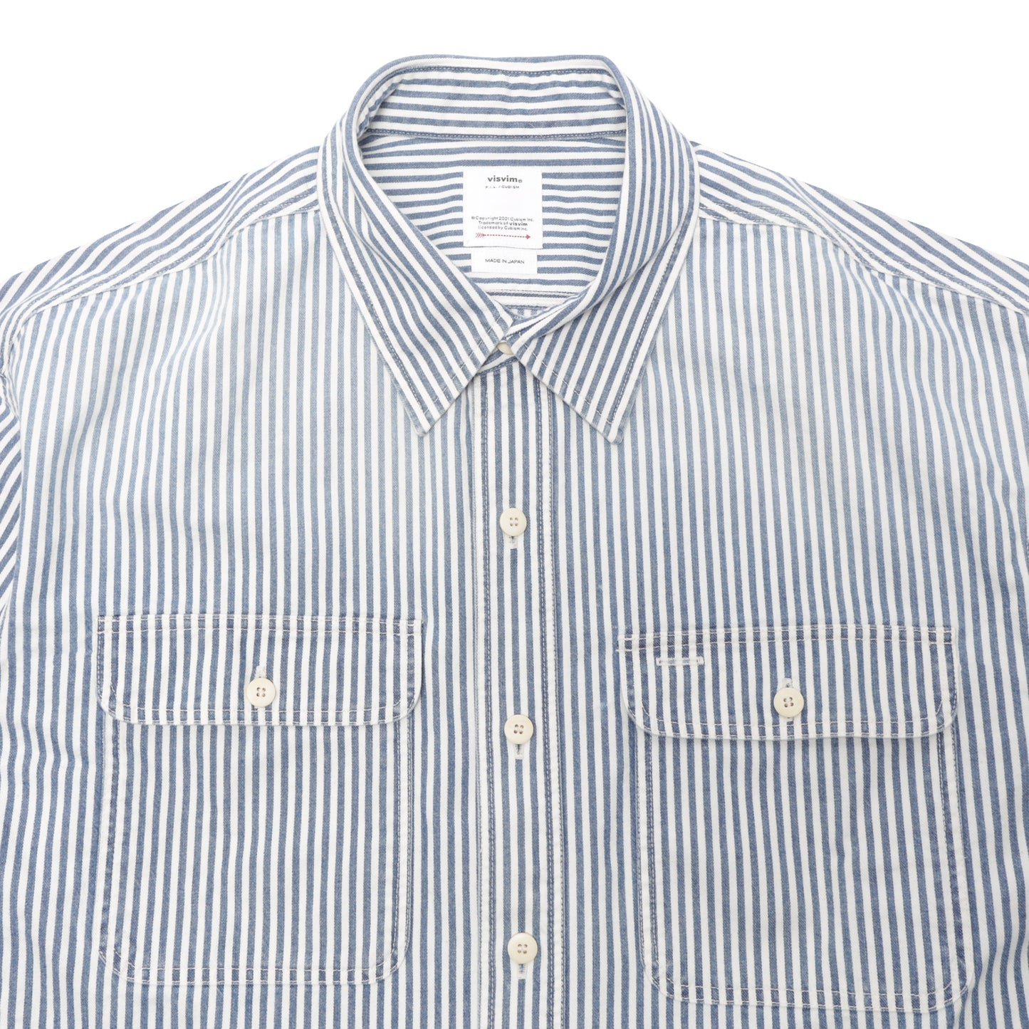 SS LANGER SHIRT HICKORY DMGD