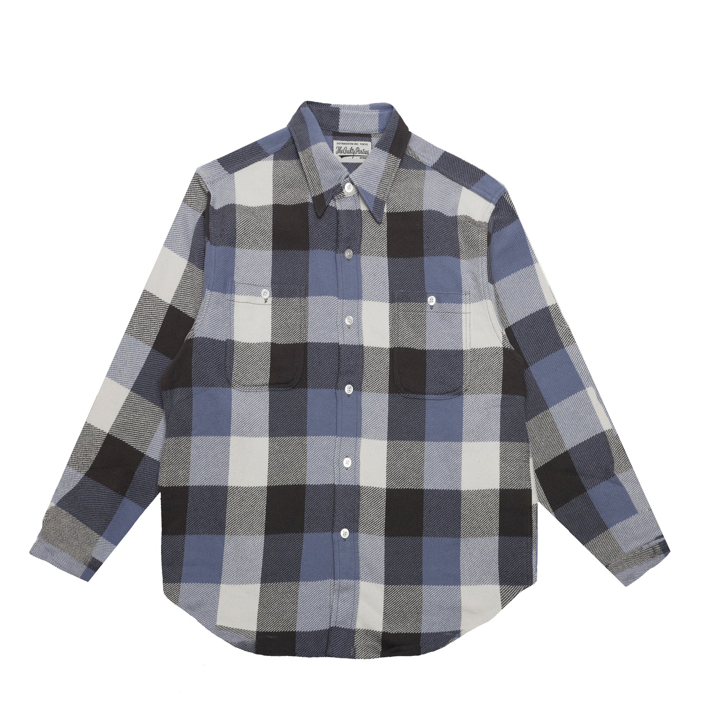 FLANNEL REGULAR COLLAR SHIRT ( TYPE-2 )