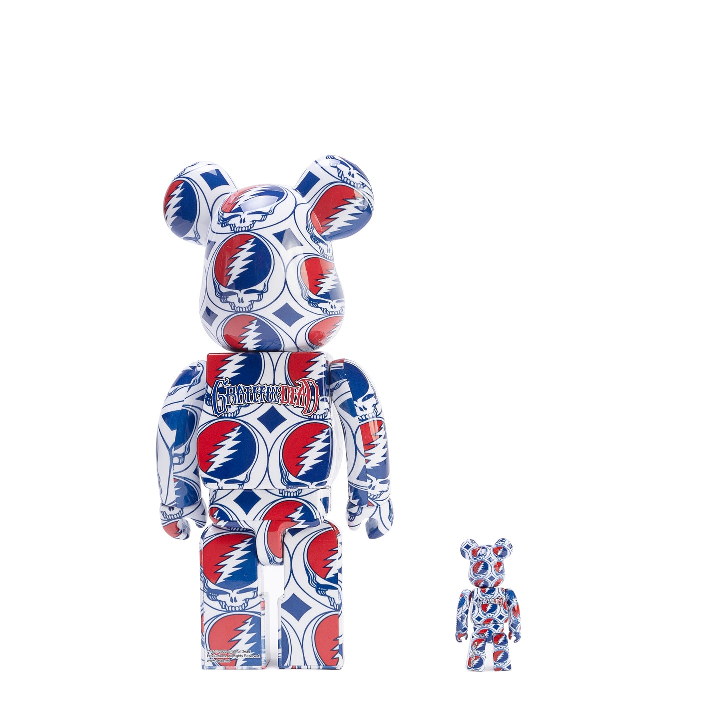 BE@RBRICK GRATEFUL DEAD (STEAL YOUR FACE) 100% & 400%